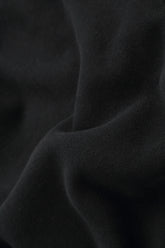 Taper Cropped Black Cotton Jersey Trousers 4