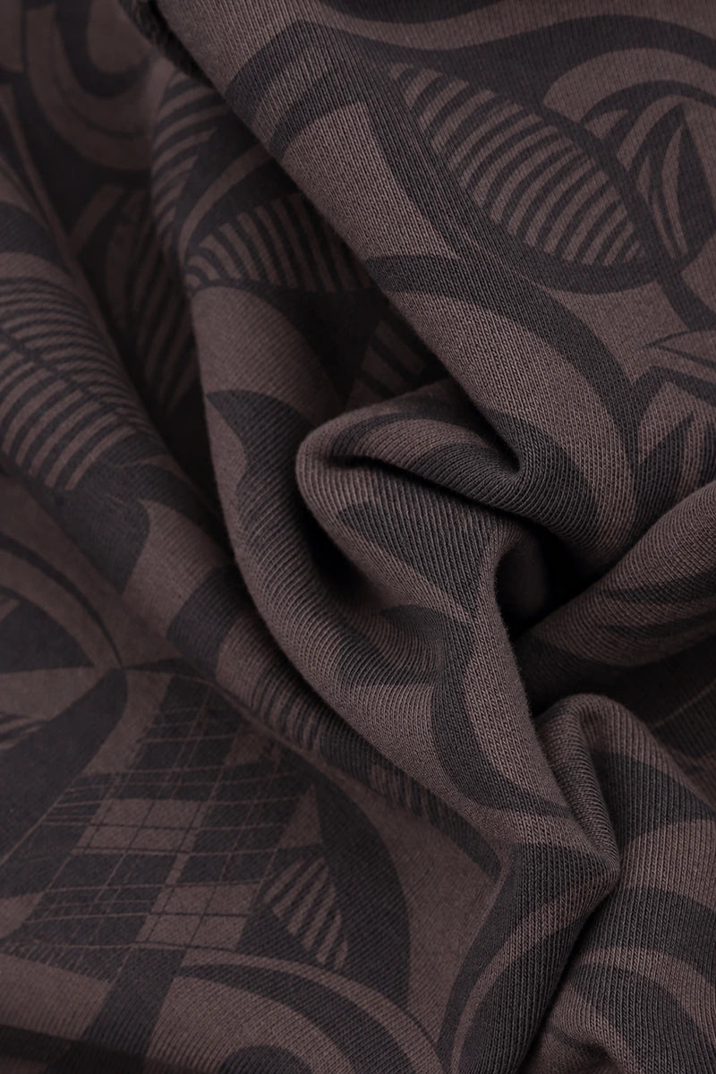 Collar Truffle Brown Orbit Cotton Jacket