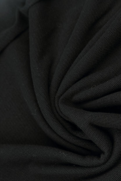 Double Layer Black Mesh Soft Cotton Top