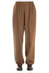 Taper Aged Copper Silk Bamboo Trousers 1