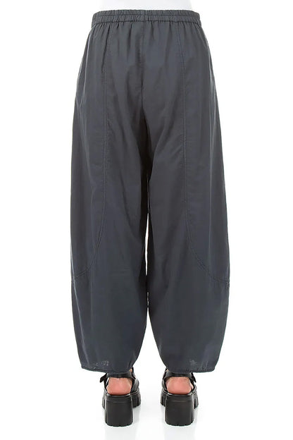 Taper Graphite Cotton Trousers 2