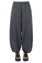 Taper Graphite Cotton Trousers 1