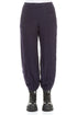 Taper Royal Purple Mélange Linen Trousers 1