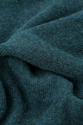Teal Knitted Wool Beret 5
