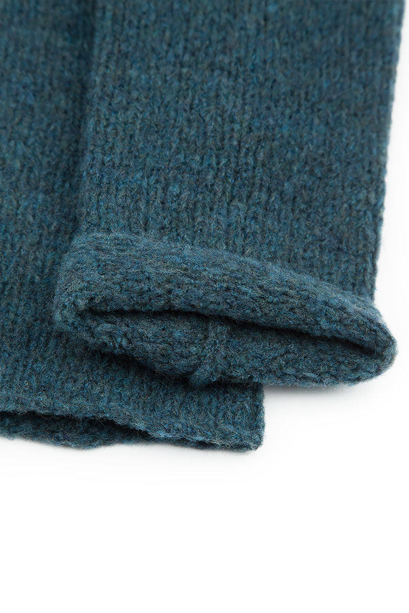 Teal Wool Leg Warmers 5