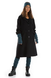 Teal Wool Leg Warmers 2