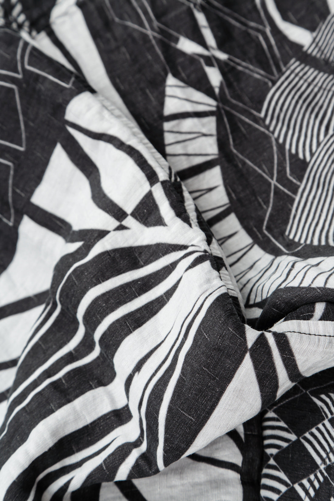Textured Orbit Silk Linen Scarf 5