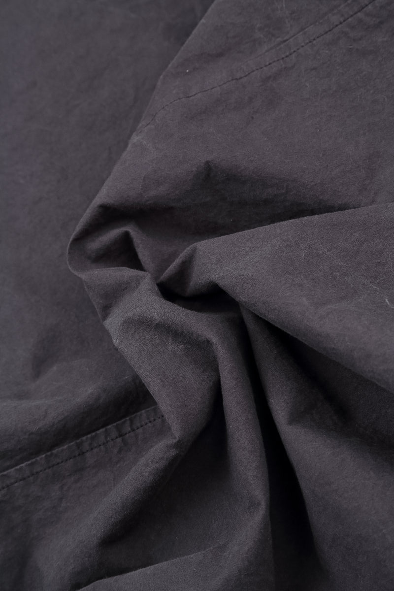 Gilet en coton noir et argent à trois poches