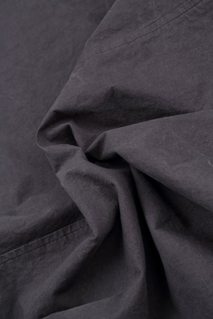 Gilet en coton noir et argent à trois poches