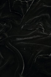 Tie Strap Black Silk Velvet Jumpsuit 5