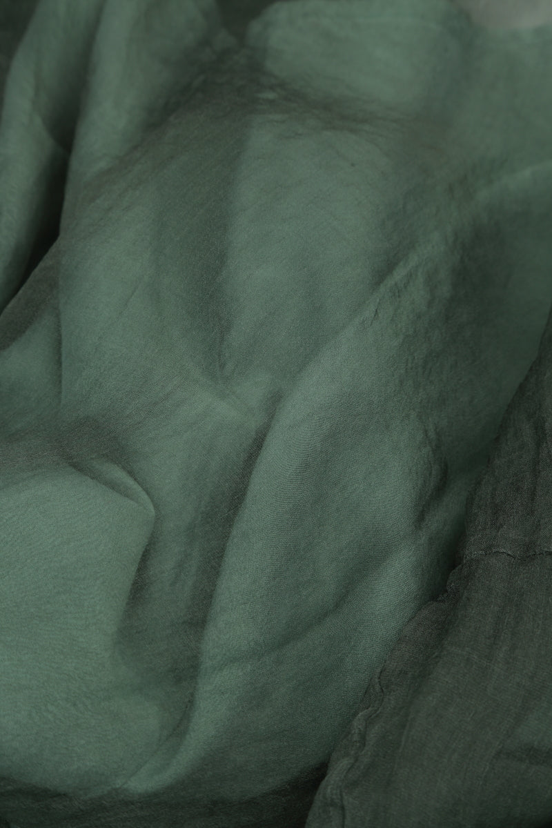 Tie Up Sage Silk Chiffon Jacket 5
