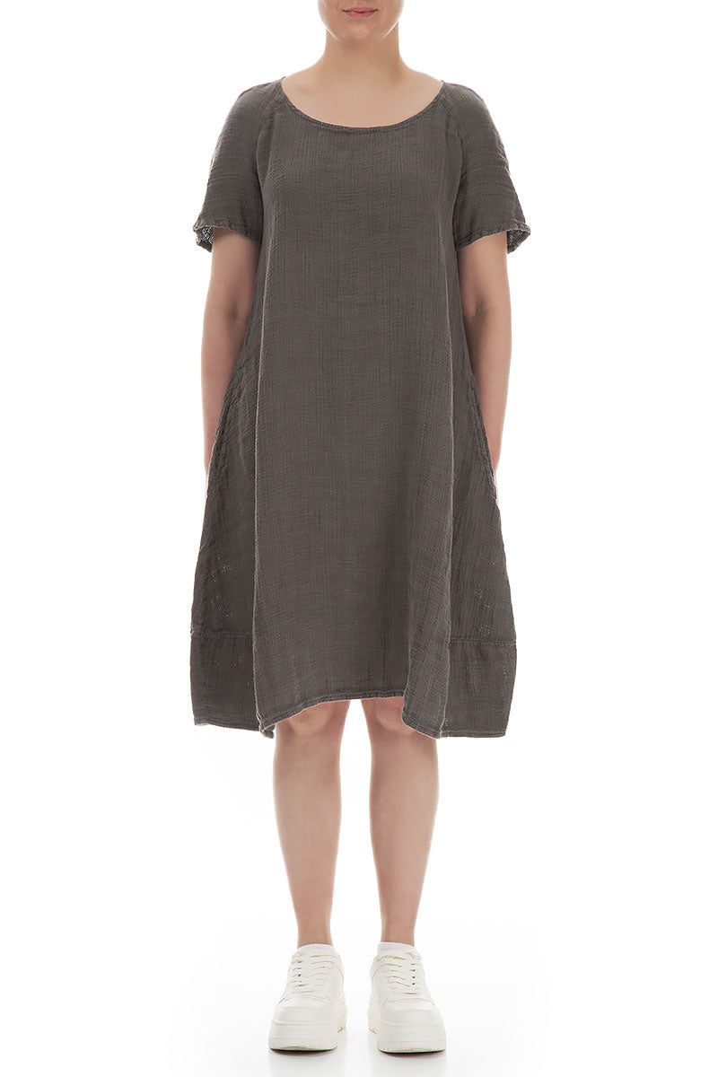 Truffle Textured Linen Dress 1