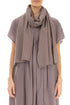Truffle Textured Silk Scarf 1