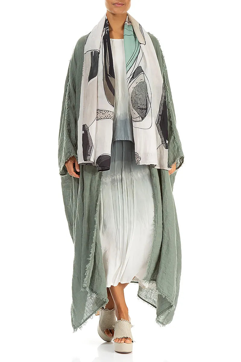 Tumbled Stone Silk Cotton Scarf