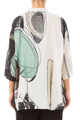 Tumbled Stone Textured Silk Shirt 2