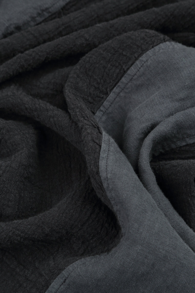 Vertical Line Graphite Linen Jacket 6