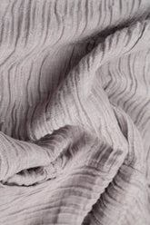 Two Pockets Greige Crinkled Silk Tunic 5