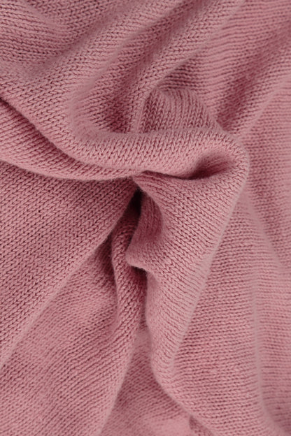 Two Pockets Mauve Pink Linen Jumper 5