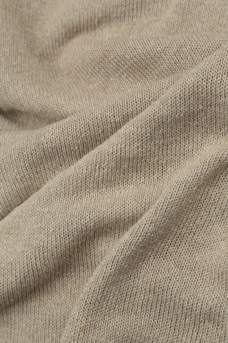 Two Pockets Natural Linen Jumper 6