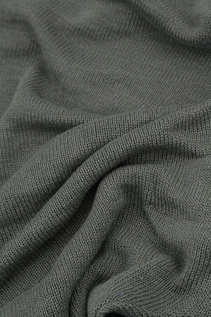 V-Neck Brown Linen Cardigan 5