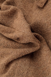 V-Neck Caramel Wool Sweater 5