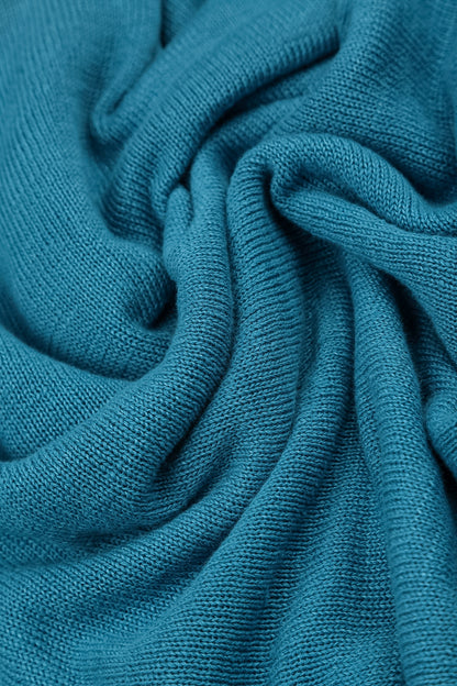 V-Neck Denim Linen Jumper 6