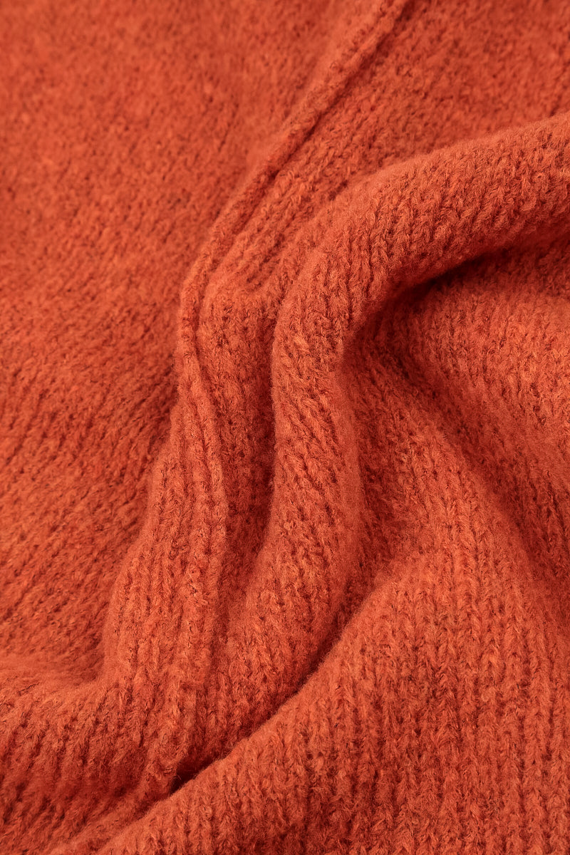 V-Neck Ember Wool Sweater 5