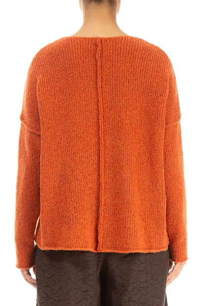 V-Neck Ember Wool Sweater 2