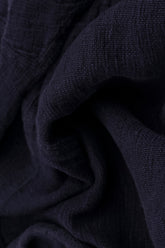 V-Neck Royal Purple Mélange Linen Dress 5