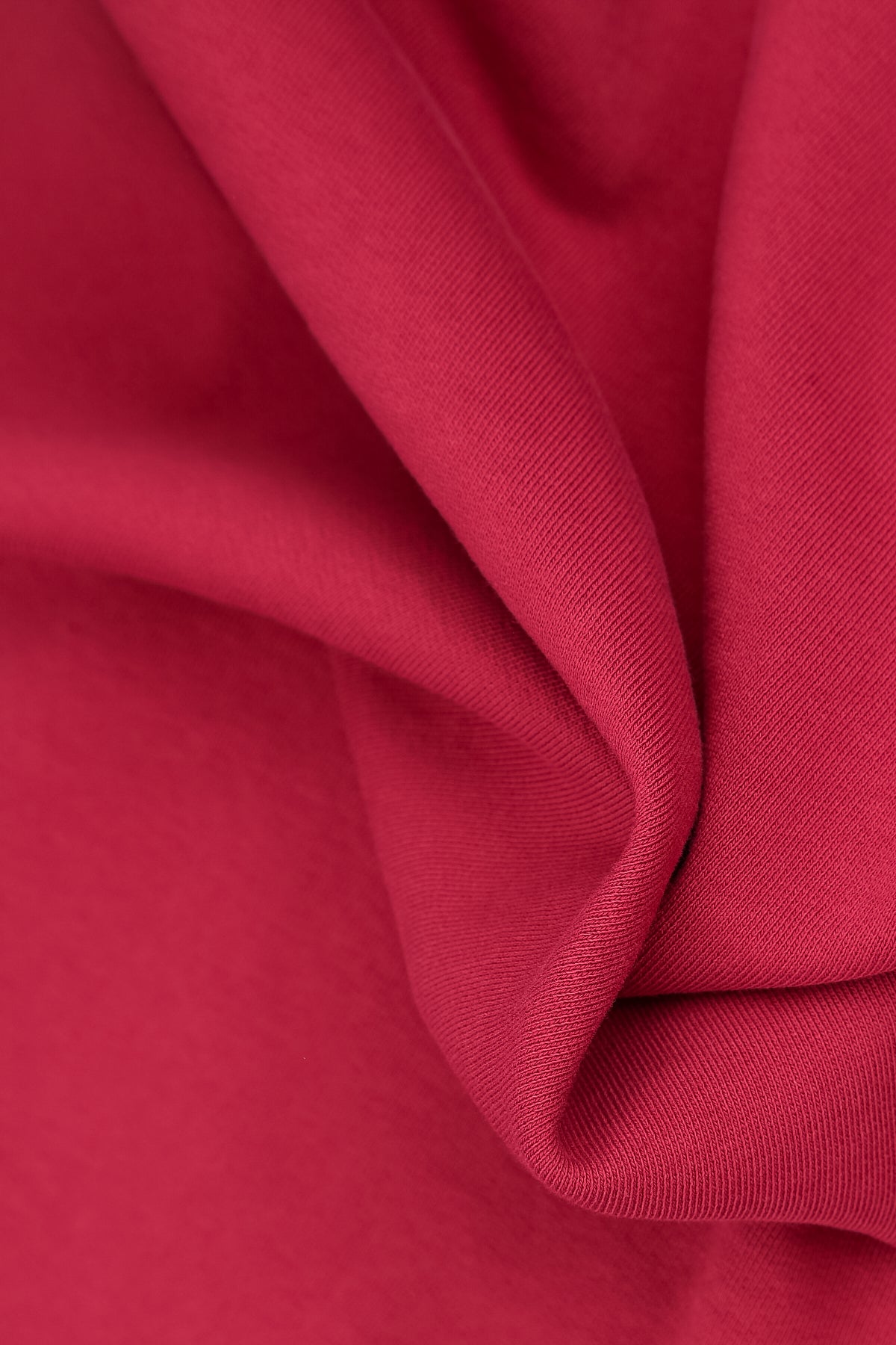 V-Neck Ruby French Terry Cotton Tunic 5