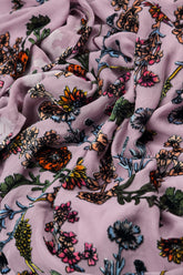 Velvet Blooms Devoré Open Silk Jacket 6