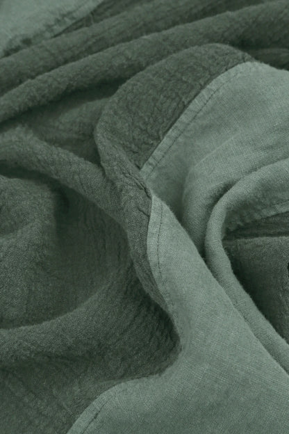 Vertical Line Sage Linen Jacket 6