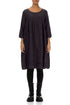 Vintage Violet Mélange Linen Smock Dress 1