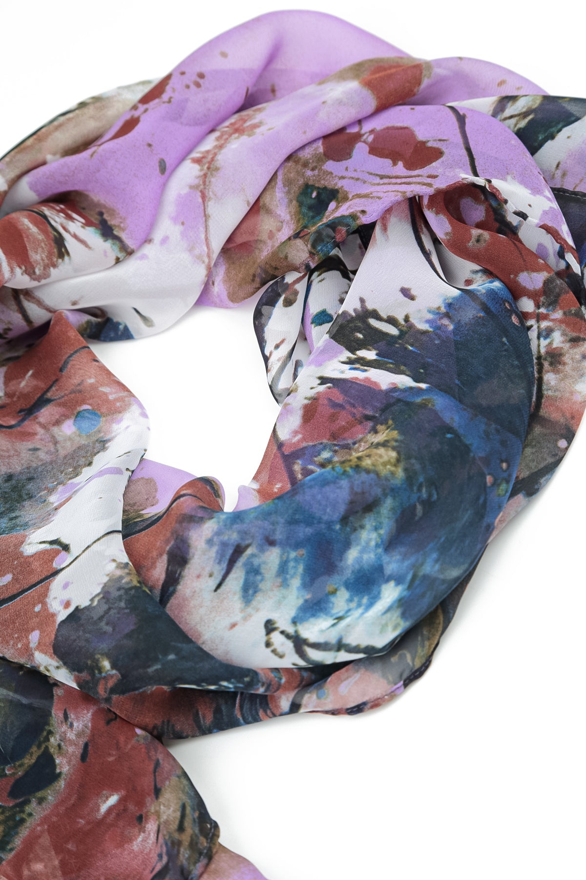 Violet Splash Light Scarf 5