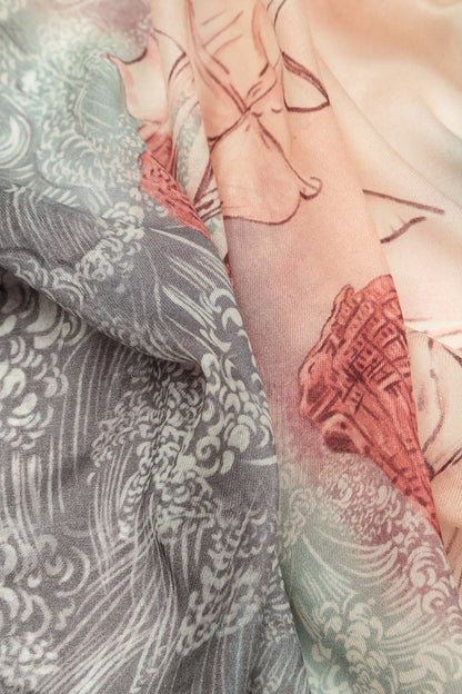 Voiles d’Océan Cashmere Silk Scarf