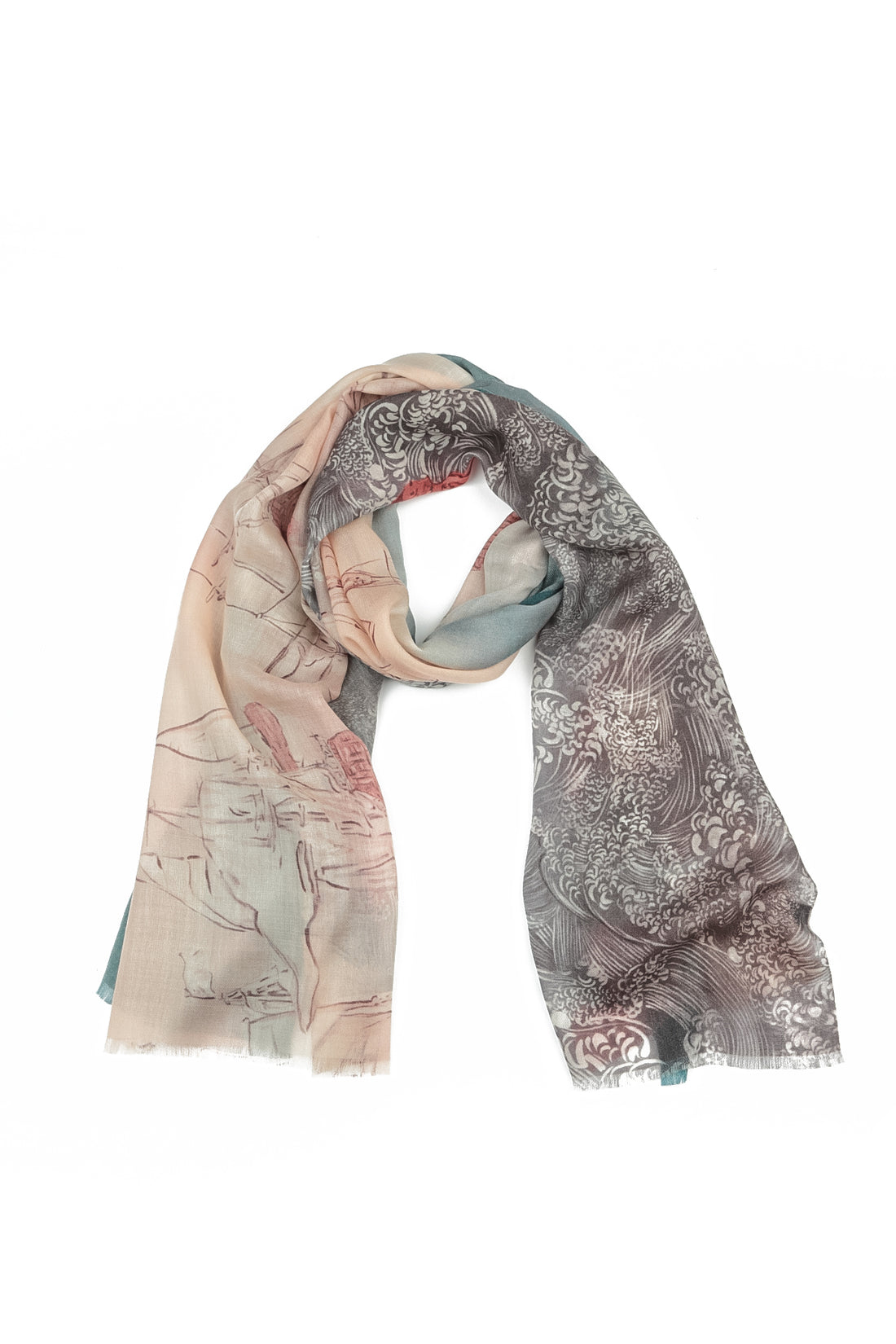 Voiles d’Océan Cashmere Silk Scarf