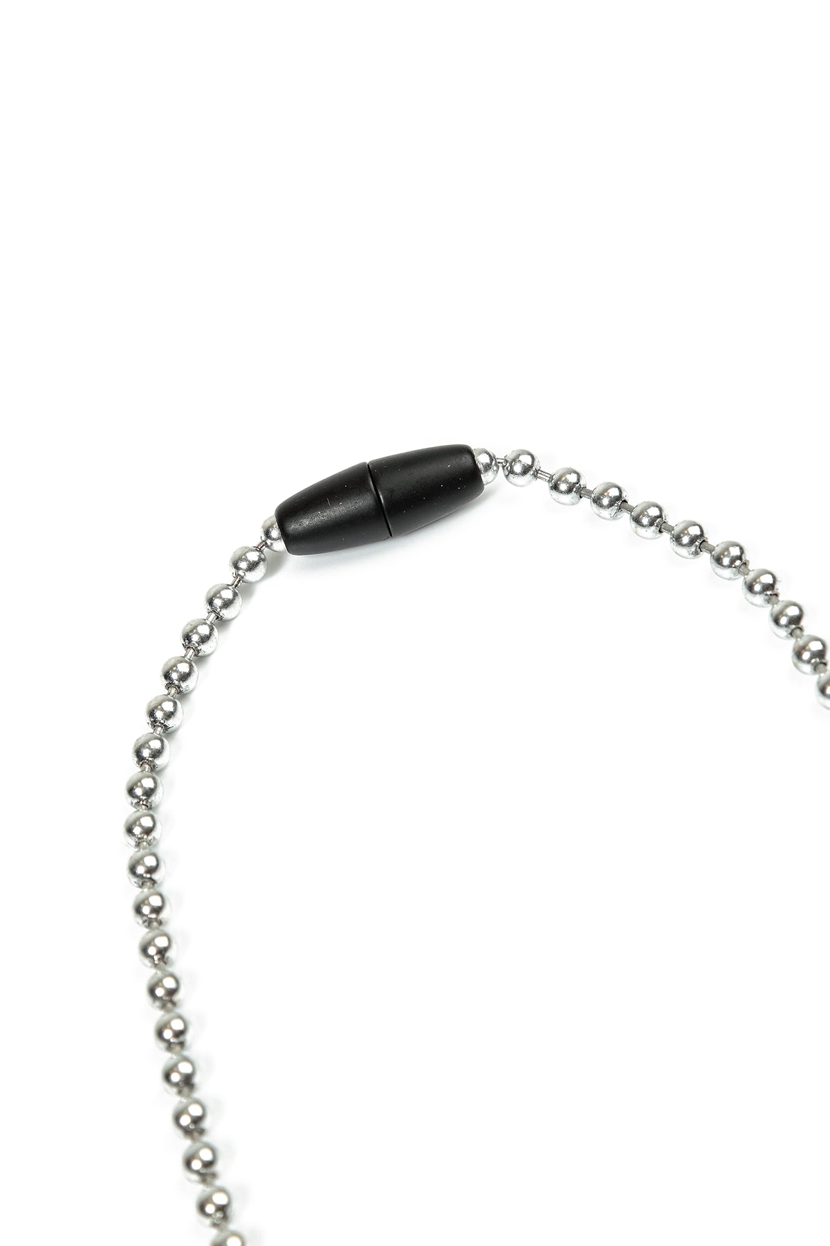 Vortex Graphic Rubber Metal Necklace