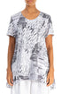 Off White Serenity Cotton Jersey Tunic Top 1