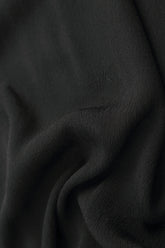 Wide Black Viscose Trousers 5