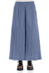 Wide Blue Nova Crumpled Cotton Trousers 1
