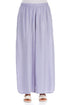 Wide Flowy Lavender Pure Silk Trousers 1