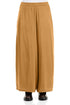 Wide Leg Aged Copper Silk Trousers 1