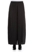 Wide Leg Black Silk Trousers 1
