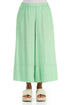 Wide Leg Cuffs Green Sorbet Linen Culottes 1