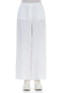 Wide Leg White Linen Trousers 1