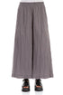 Wide Truffle Crumpled Cotton Trousers 1