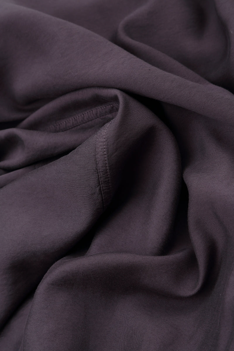Wide Vintage Violet Silk Cotton Trousers 5