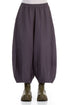 Wide Vintage Violet Silk Cotton Trousers 1