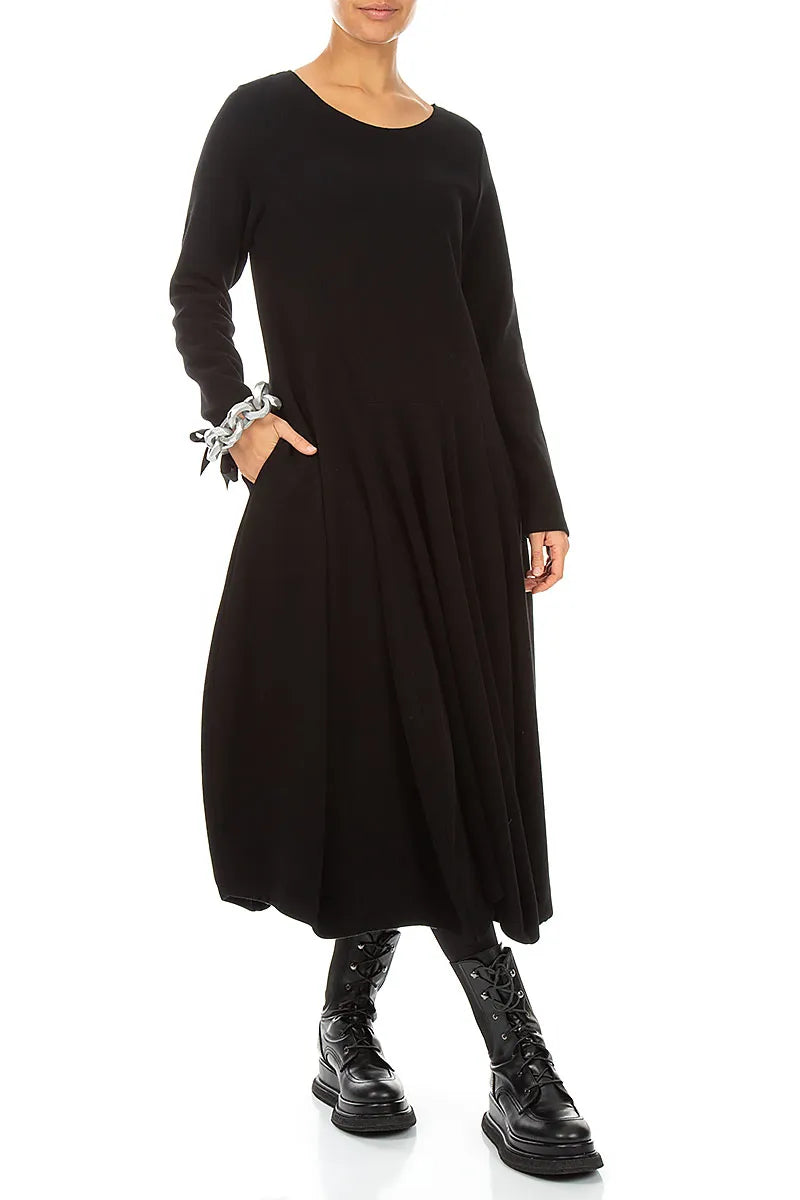 Wooden Loop Silver Chain Bracelet 2