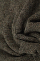 Zip Closed Khaki Wool Cardigan 5